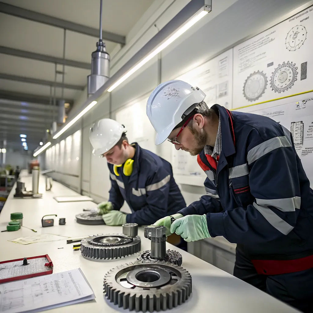 SYNORATH gear inspection workshop